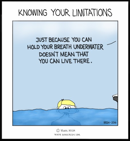 Irish's Cartoons: Knowing your limitations